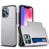 Grau - Armor Slide Card Slot iPhone-Hülle