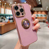 Violet - Coque iPhone Full Cover avec porte-bague