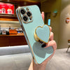 Light Green - Love Heart Holder iPhone Case