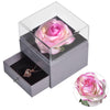 Valentinstag ewige Rose Schmuckschatulle Ring Aufbewahrungskoffer