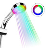 Changement de couleur pommeau de douche lumière LED rougeoyante automatique 7 changement de couleur automatique poche économie d'eau douche salle de bain décor